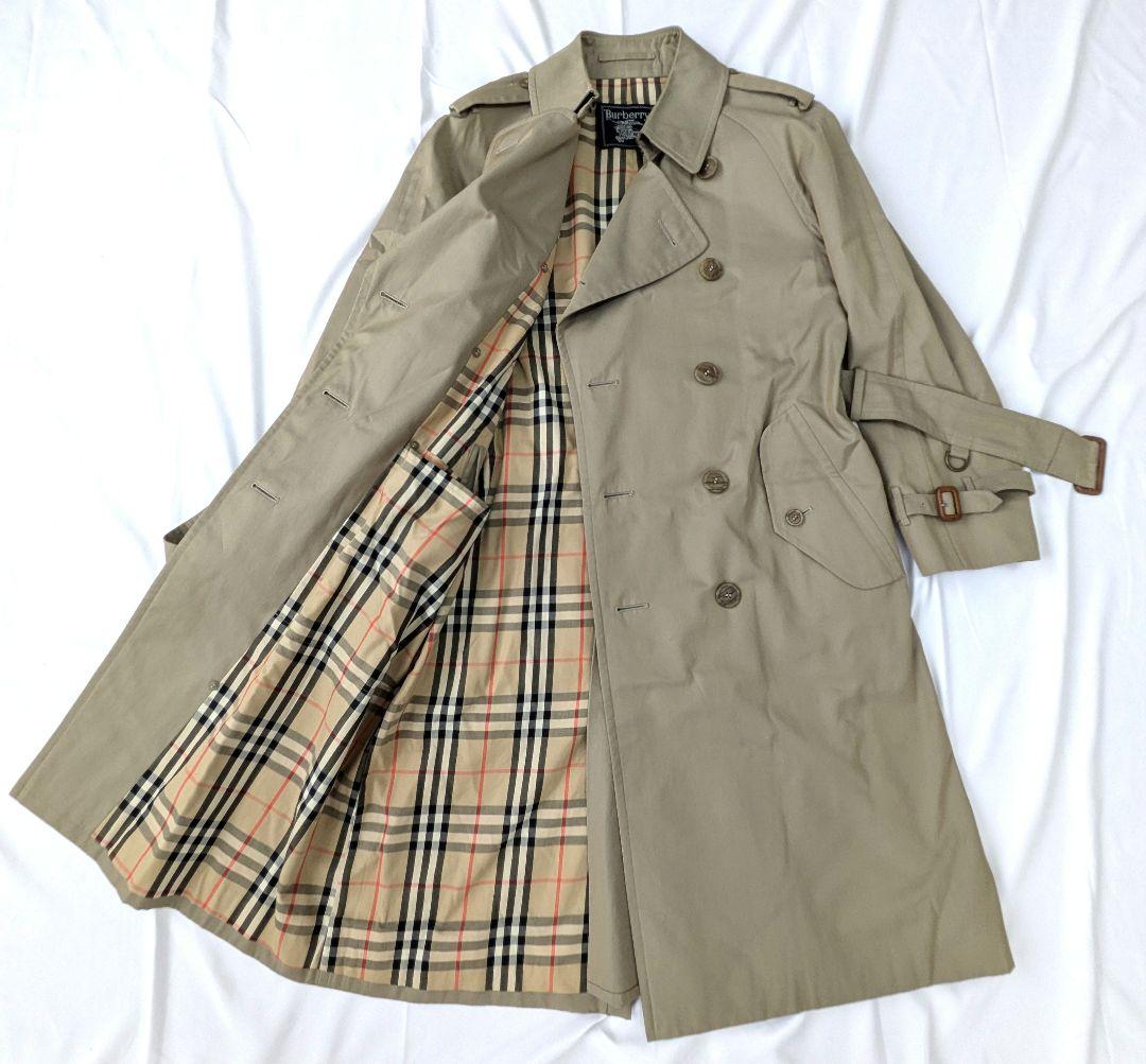 mame様リクエスト　90s バーバリー　トレンチコート　ベージュ　ノバチェック