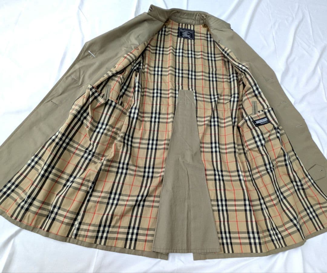 mame様リクエスト　90s バーバリー　トレンチコート　ベージュ　ノバチェック