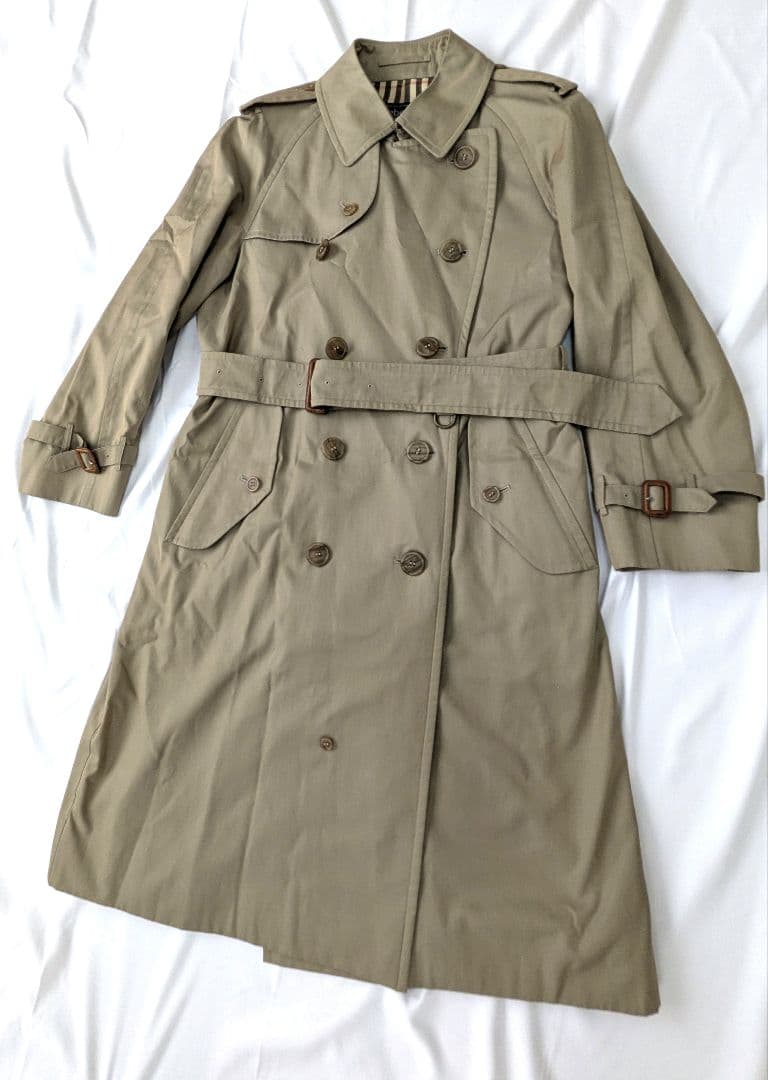 mame様リクエスト　90s バーバリー　トレンチコート　ベージュ　ノバチェック
