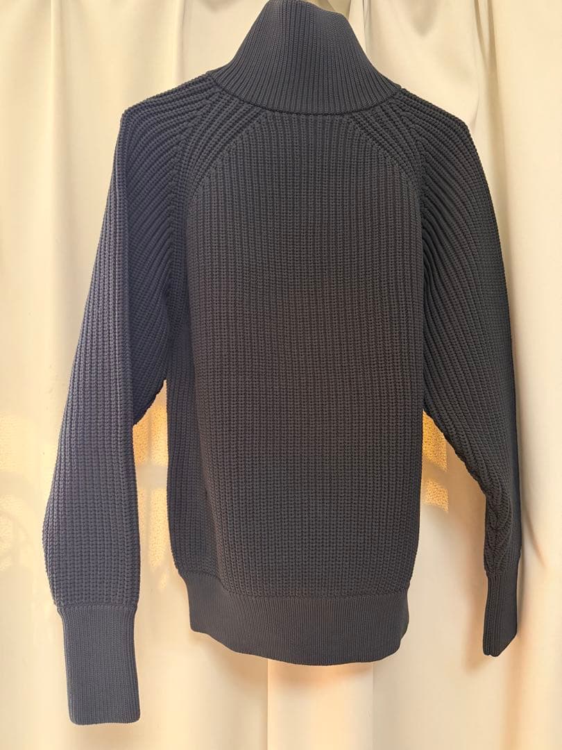 カラミンサ/ ローゲージハーフジップ（ユニセックス）　XSサイズ