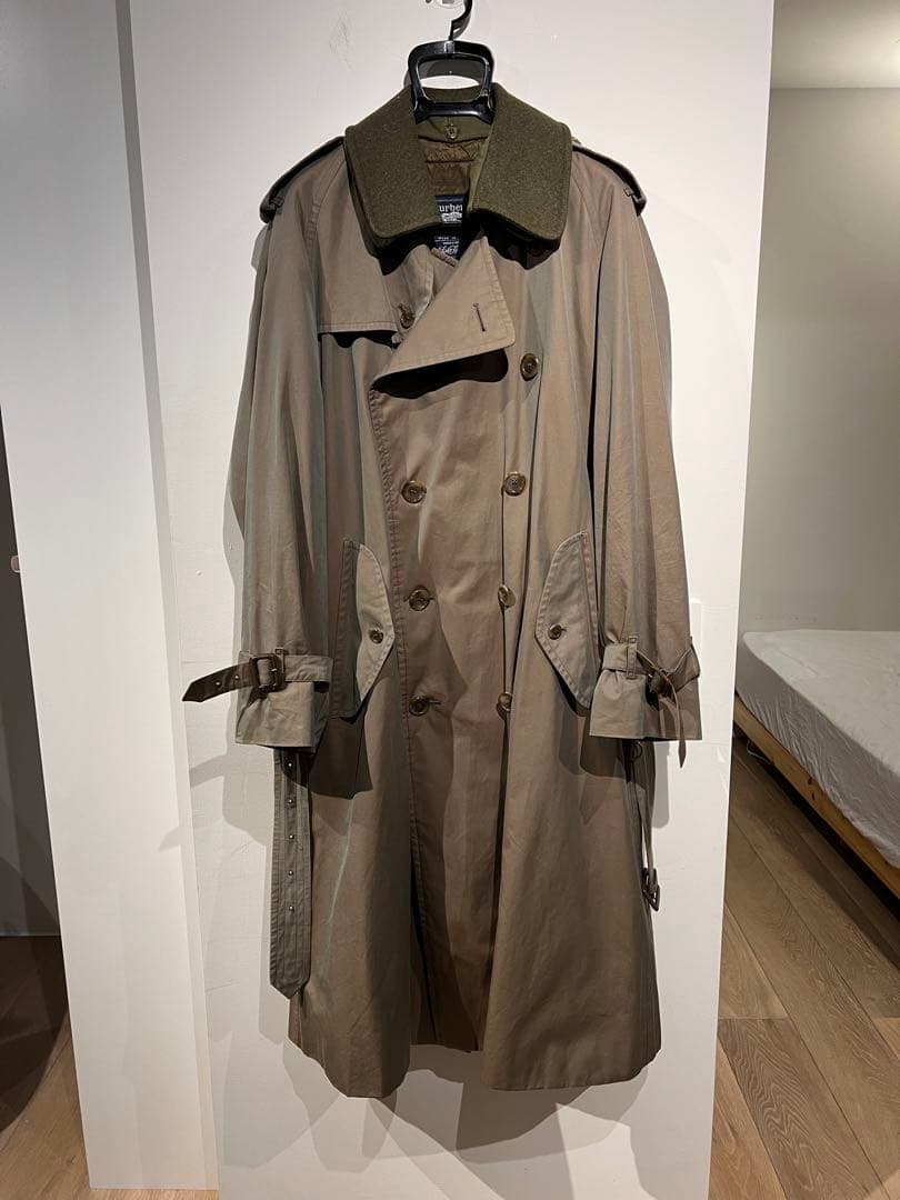★年始SALE★【超希少】80s Burberry Trench21 玉虫一枚袖