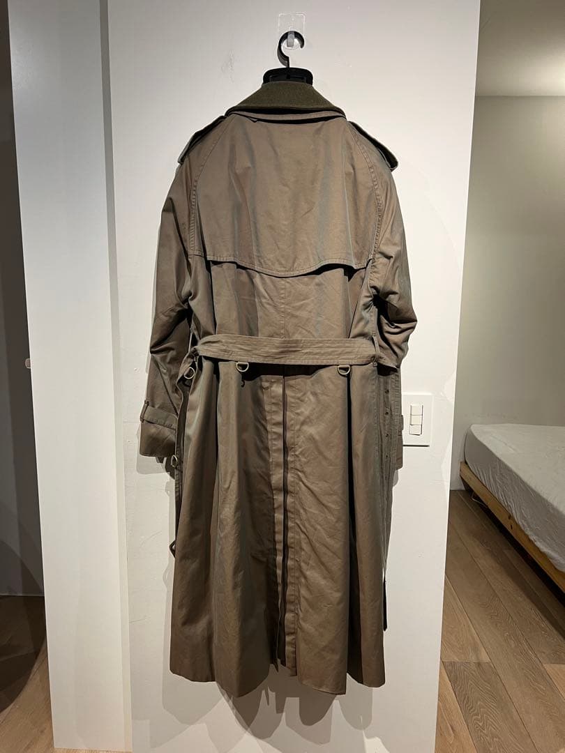 ★年始SALE★【超希少】80s Burberry Trench21 玉虫一枚袖