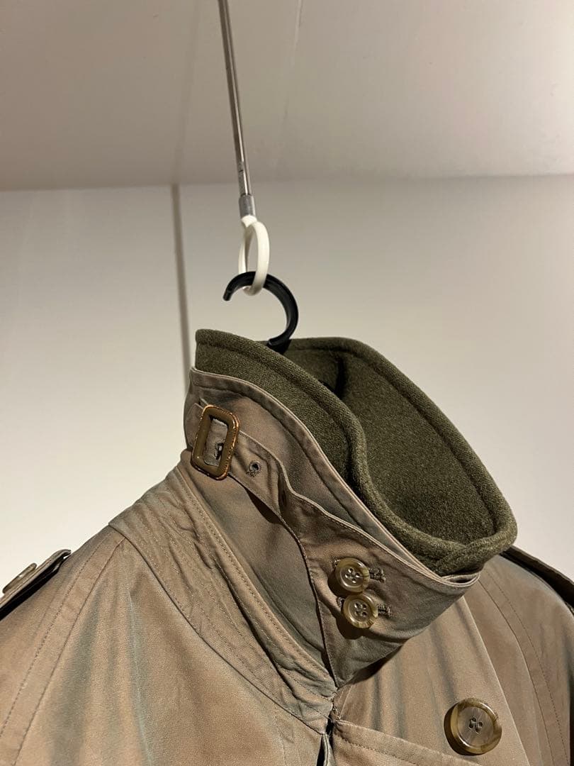 ★年始SALE★【超希少】80s Burberry Trench21 玉虫一枚袖