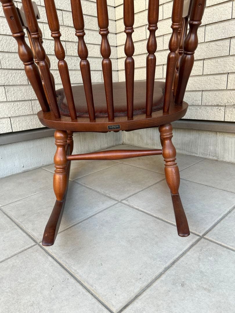 ✨極美品　WINS太平✨ロッキングチェア　アンティーク　レトロ　キツツキマーク