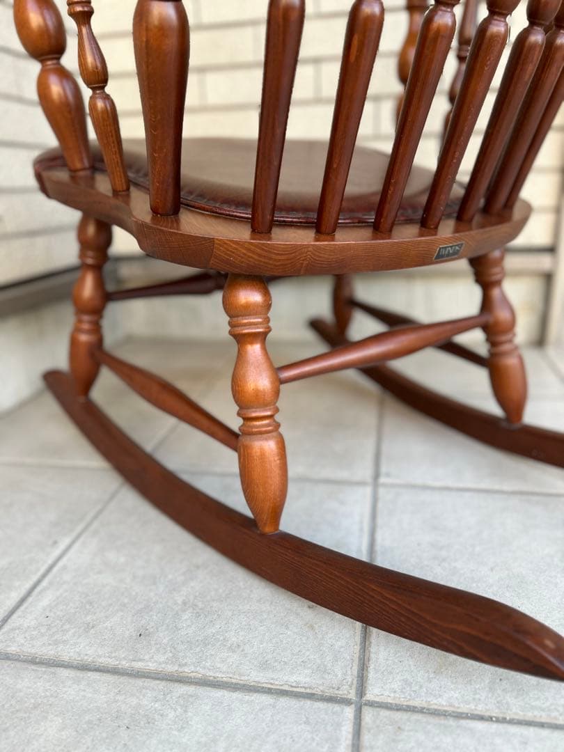 ✨極美品　WINS太平✨ロッキングチェア　アンティーク　レトロ　キツツキマーク