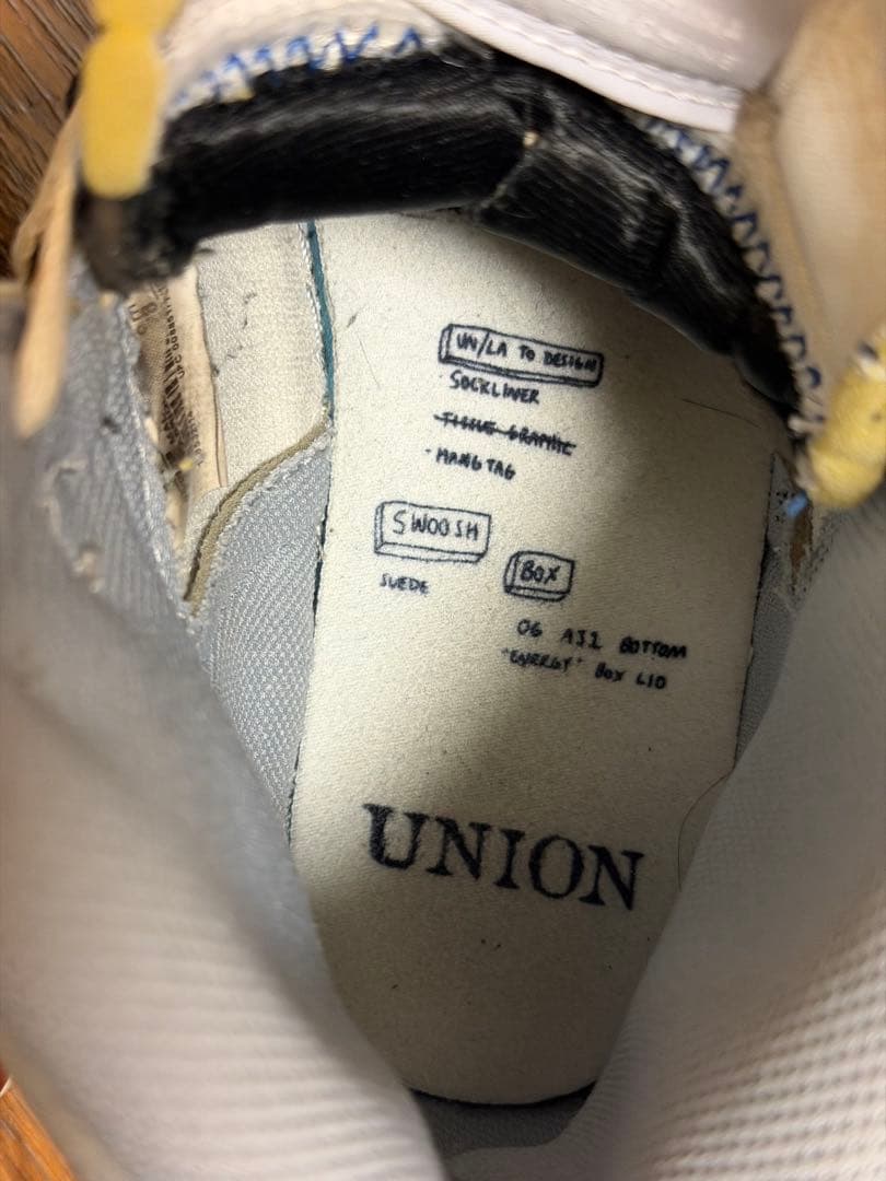 union Jordan 1 つま黒28cm