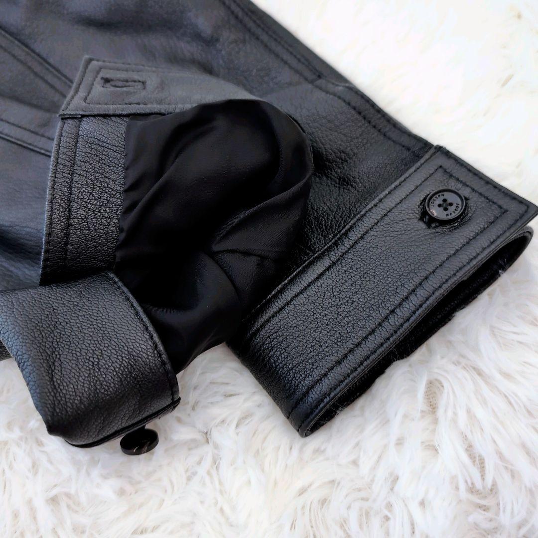 未使用タグ付き✨ ジョゼフオム ライトゴート シュリンクレザージャケット 24年