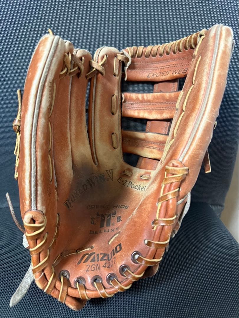ミズノ グローブ 外野手　ワールドウィン　硬式