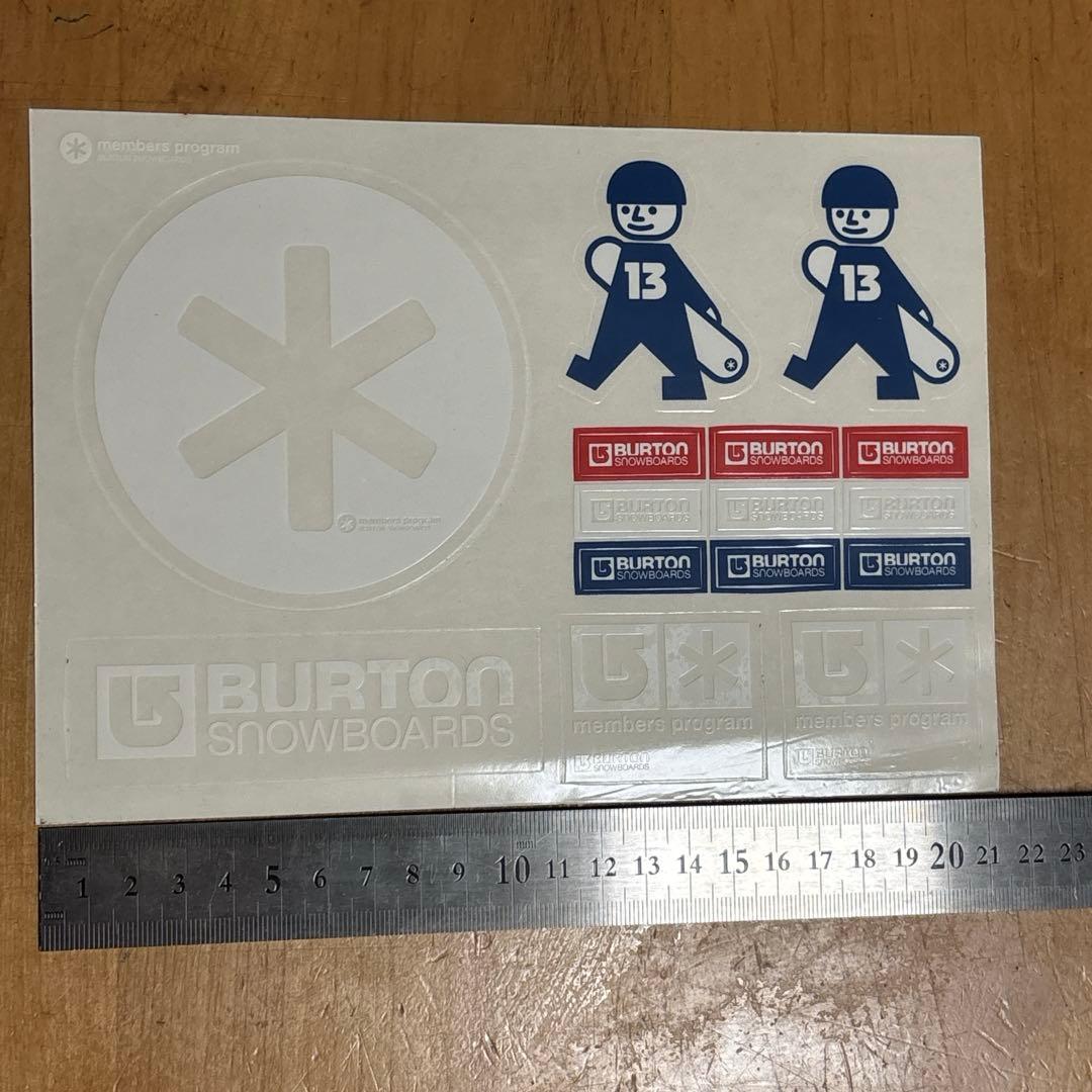 Burton スノーボード ステッカー 1シート 非売品 レア