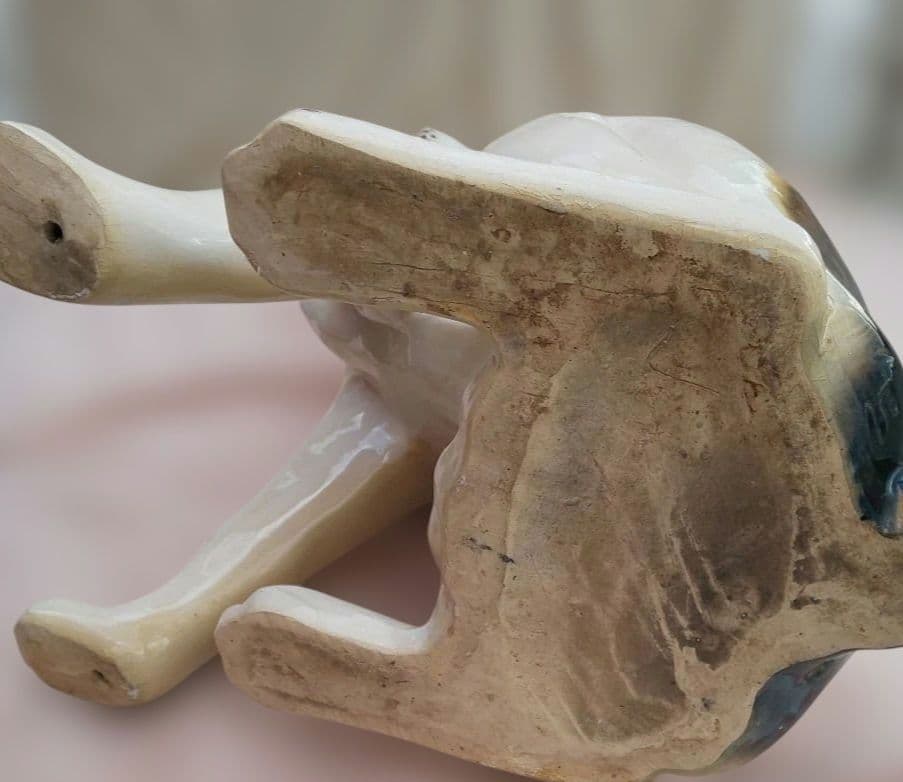 ヴィンテージ 犬 陶器 置物