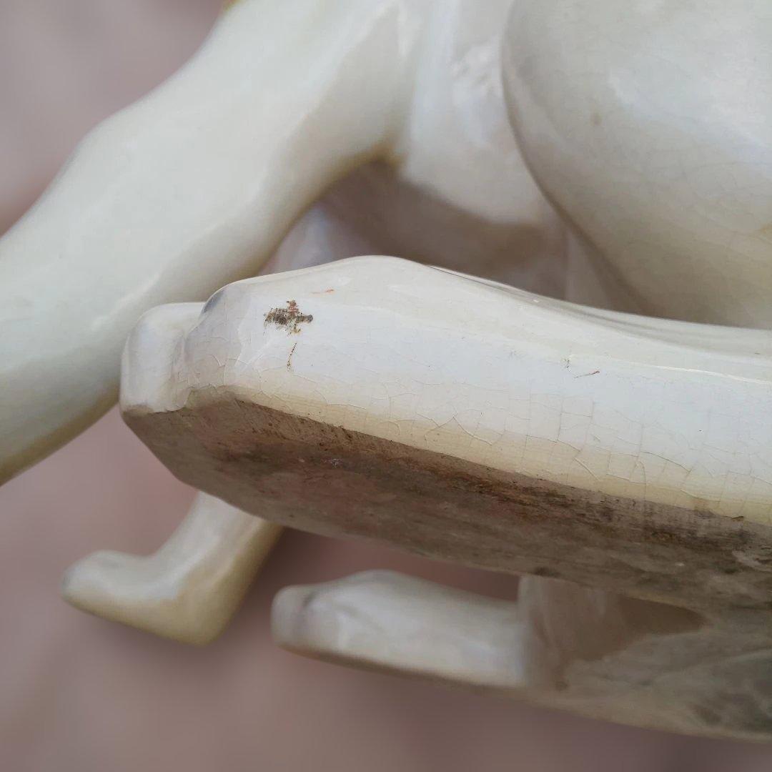 ヴィンテージ 犬 陶器 置物