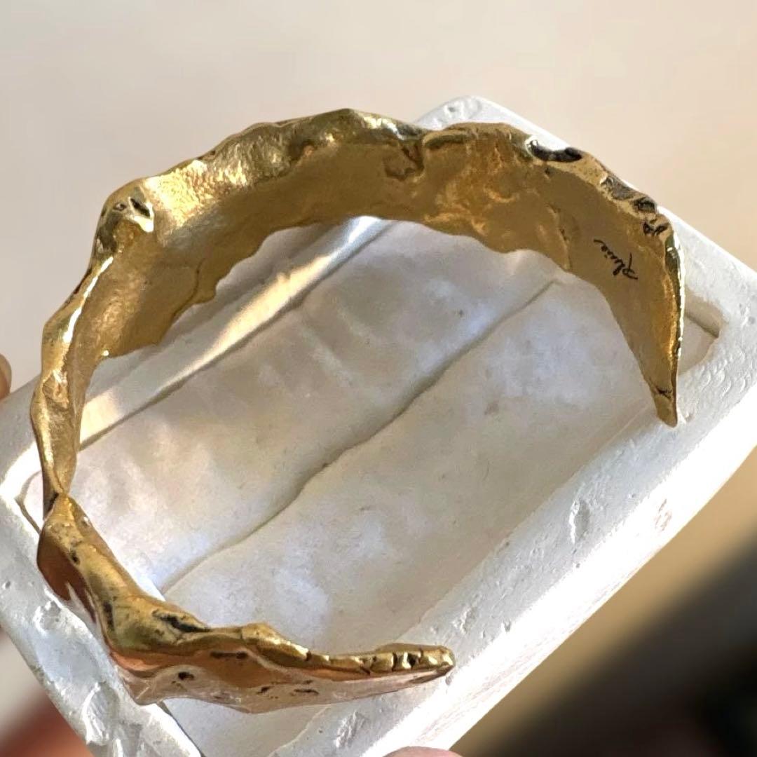 プリュイ　フローディアカフ　ゴールドSサイズ