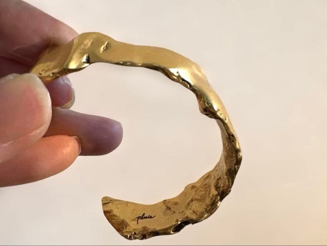 プリュイ　フローディアカフ　ゴールドSサイズ