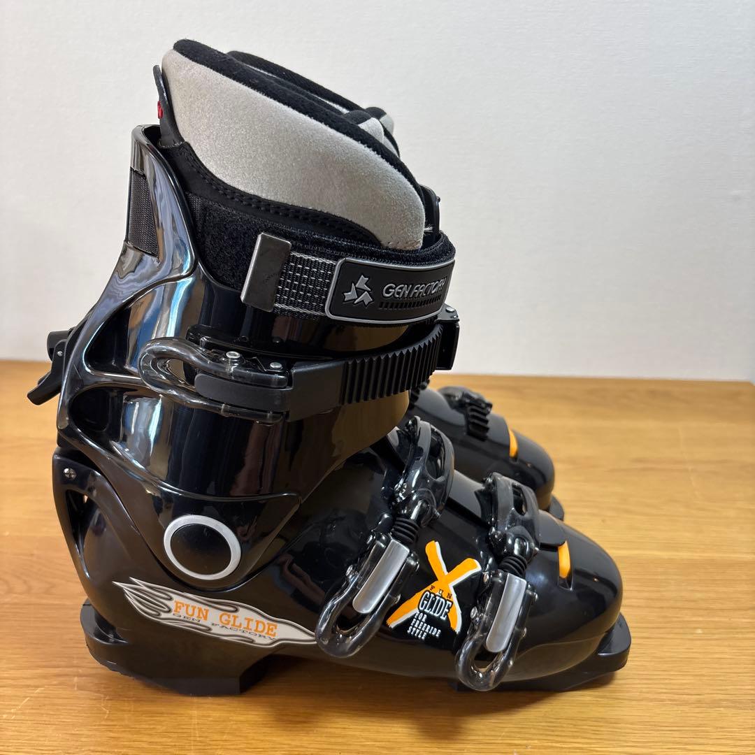 メンズ　ショートスキー　ファンスキーセット　gen 26-26.5cmブーツ付