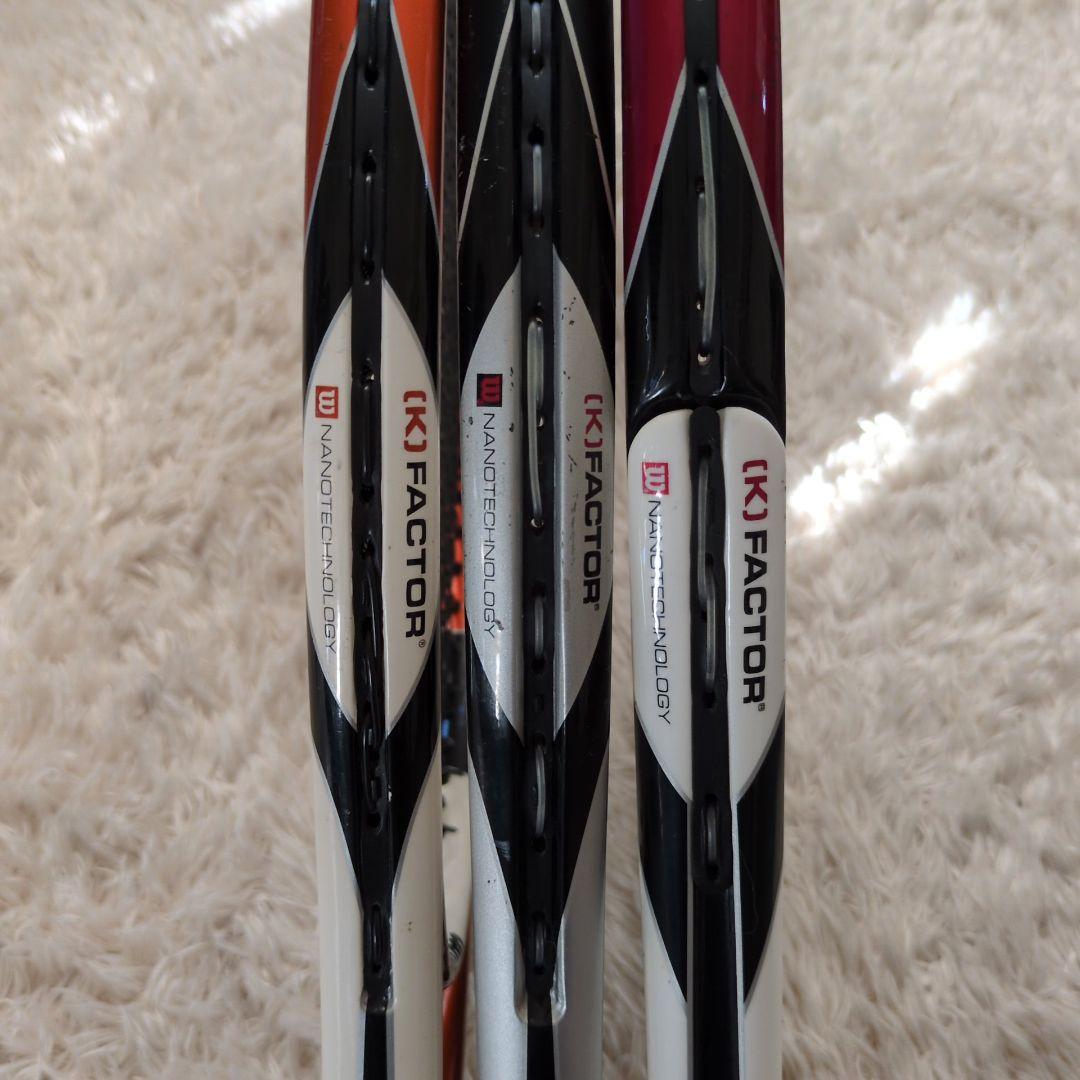 Wilson K FACTOR テニスラケット 3本セット G2/G1