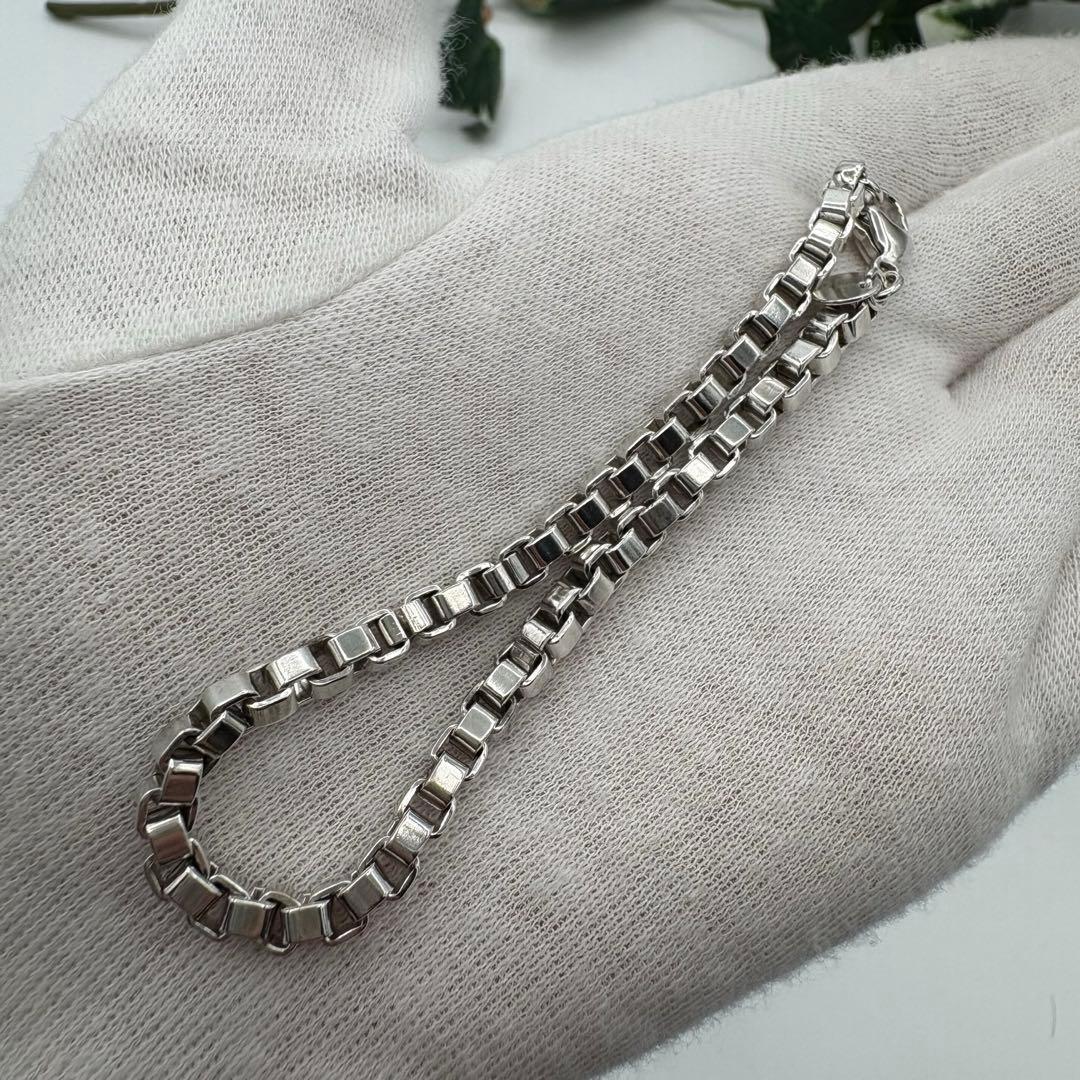 【仕上げ済】Tiffany ベネチアン　ブレスレット　シルバー