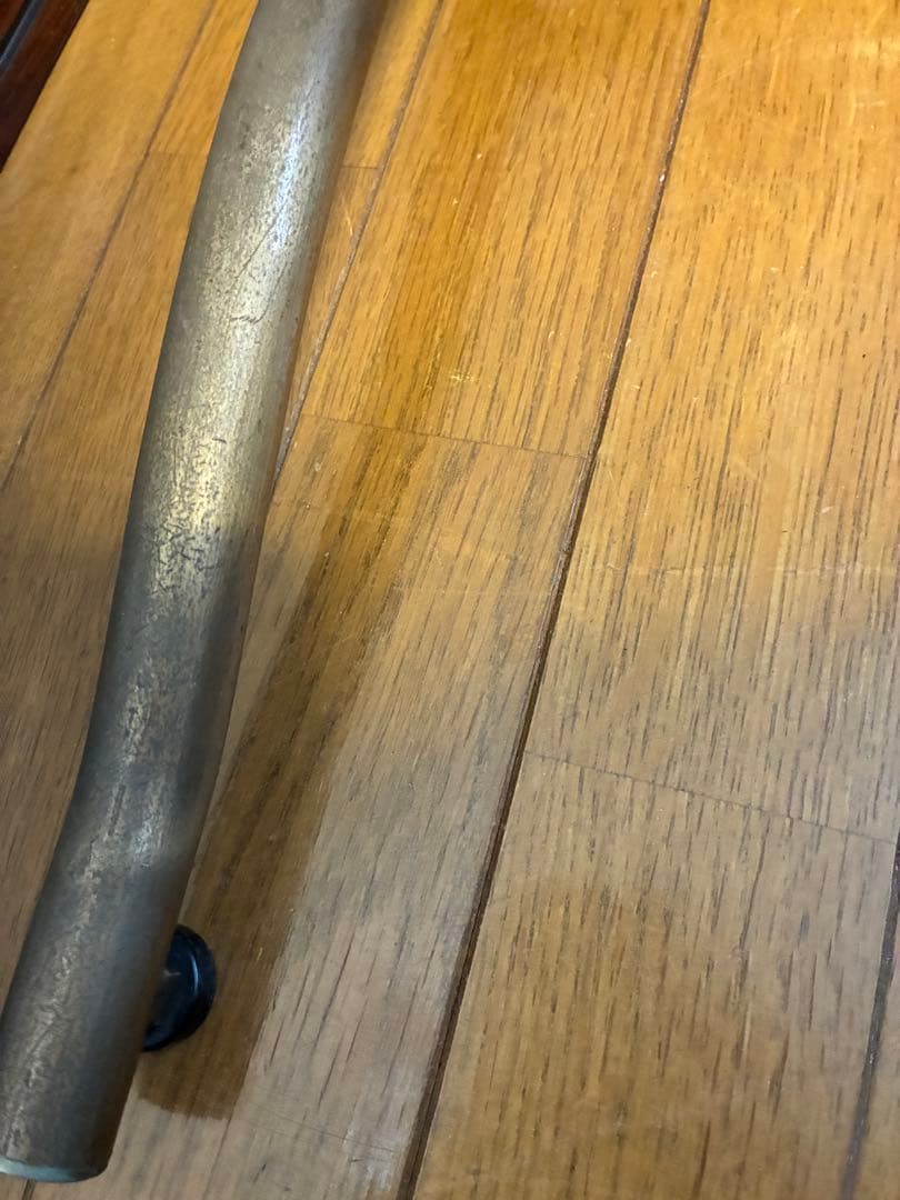 インダストリアル　コートハンガーラック　スタンド　什器　ビンテージ　ゴールド