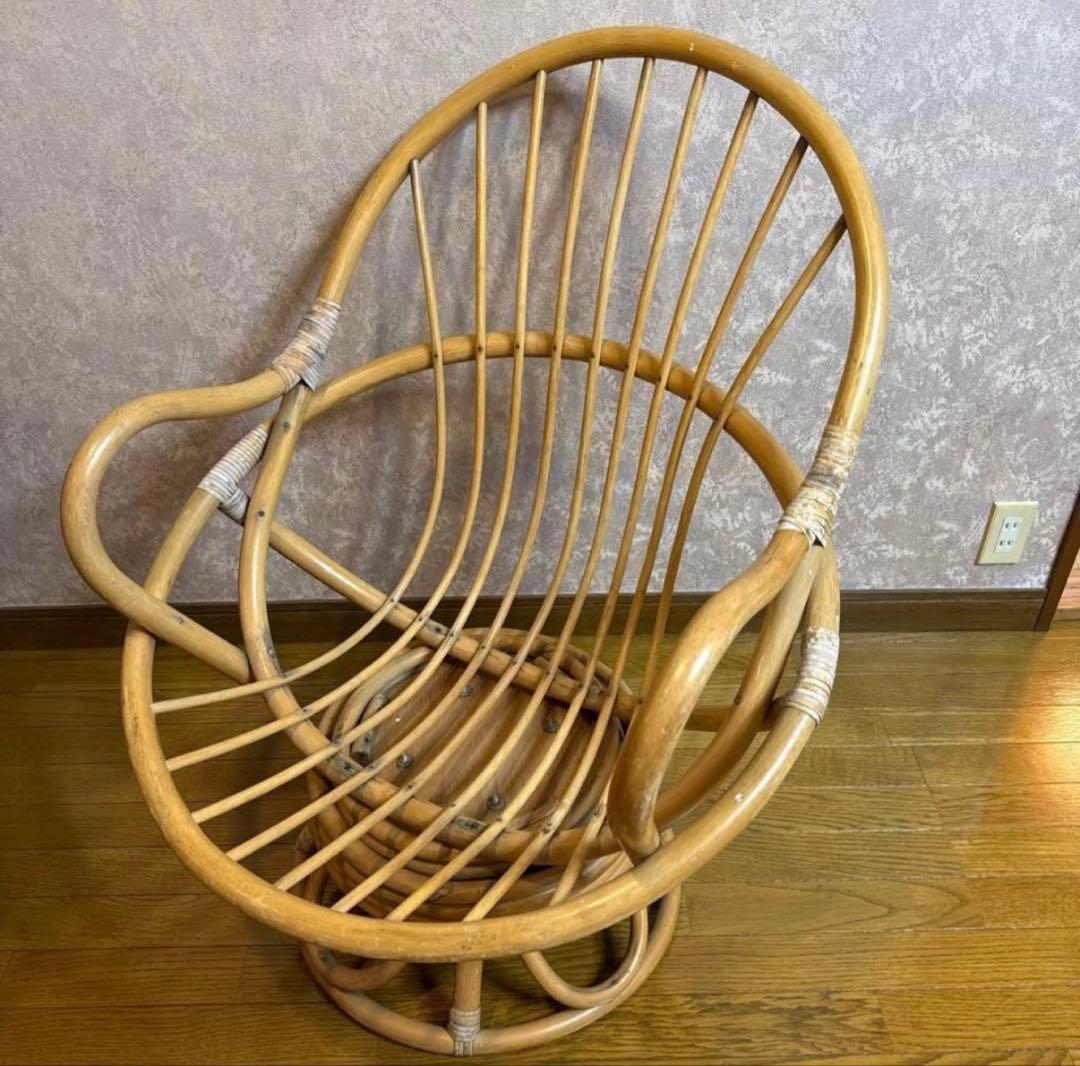 ラタン アームチェア アンティーク 平成レトロ 昭和レトロ 家具 椅子