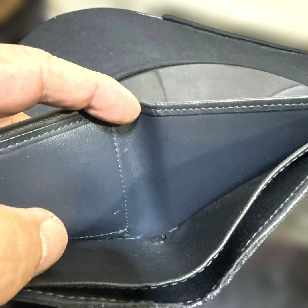 ④☆良品☆ダミエG/コバルト♪マルコ☆2つ折り財布★ポケットあり