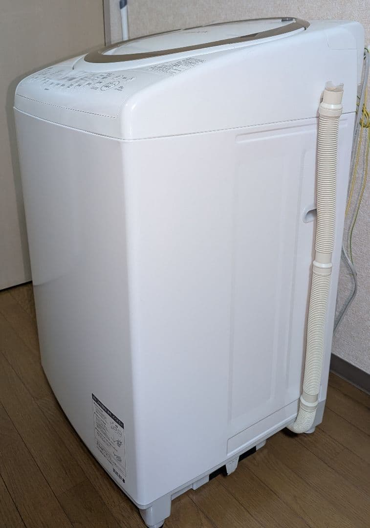 【中古】2019年製　東芝 ZABOON 縦型洗濯乾燥機　AW-8V8