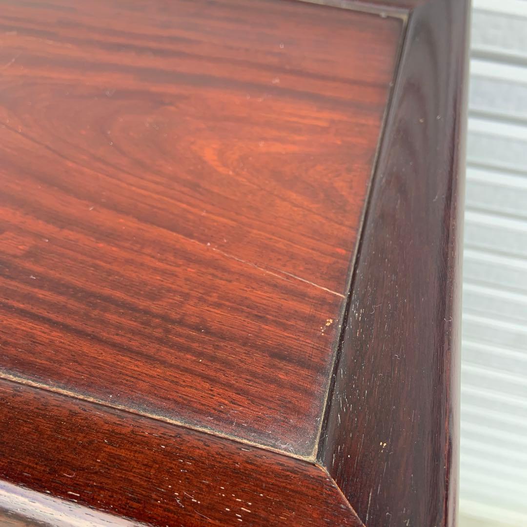 茶箪笥　アンティーク　唐木　年代物　飾り棚　中国家具　美術品　昭和レトロ