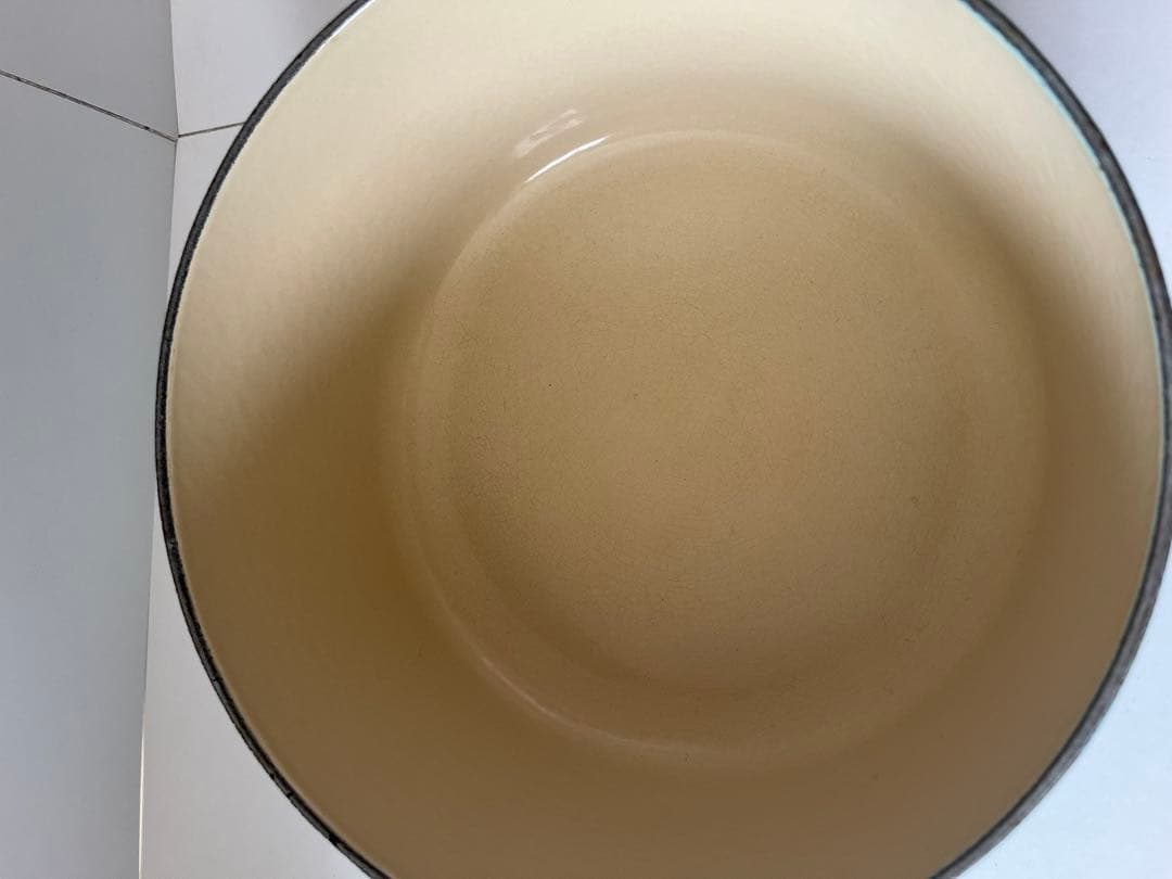 廃盤　限定色　ルクルーゼ　ココットロンド　22cm カリビアンブルー