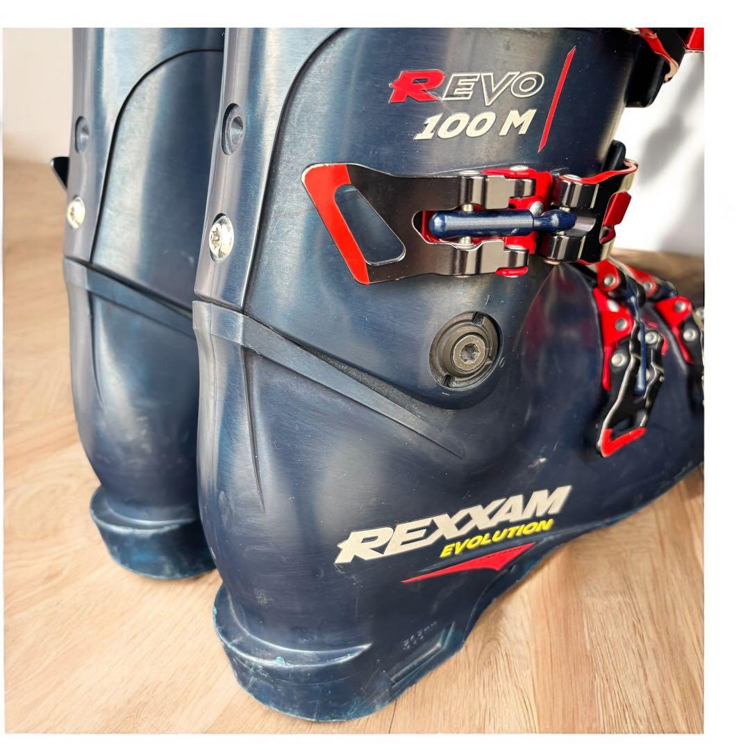 【国産上級】REXXAM R-EVO 100M スキーブーツ 26〜26.5cm