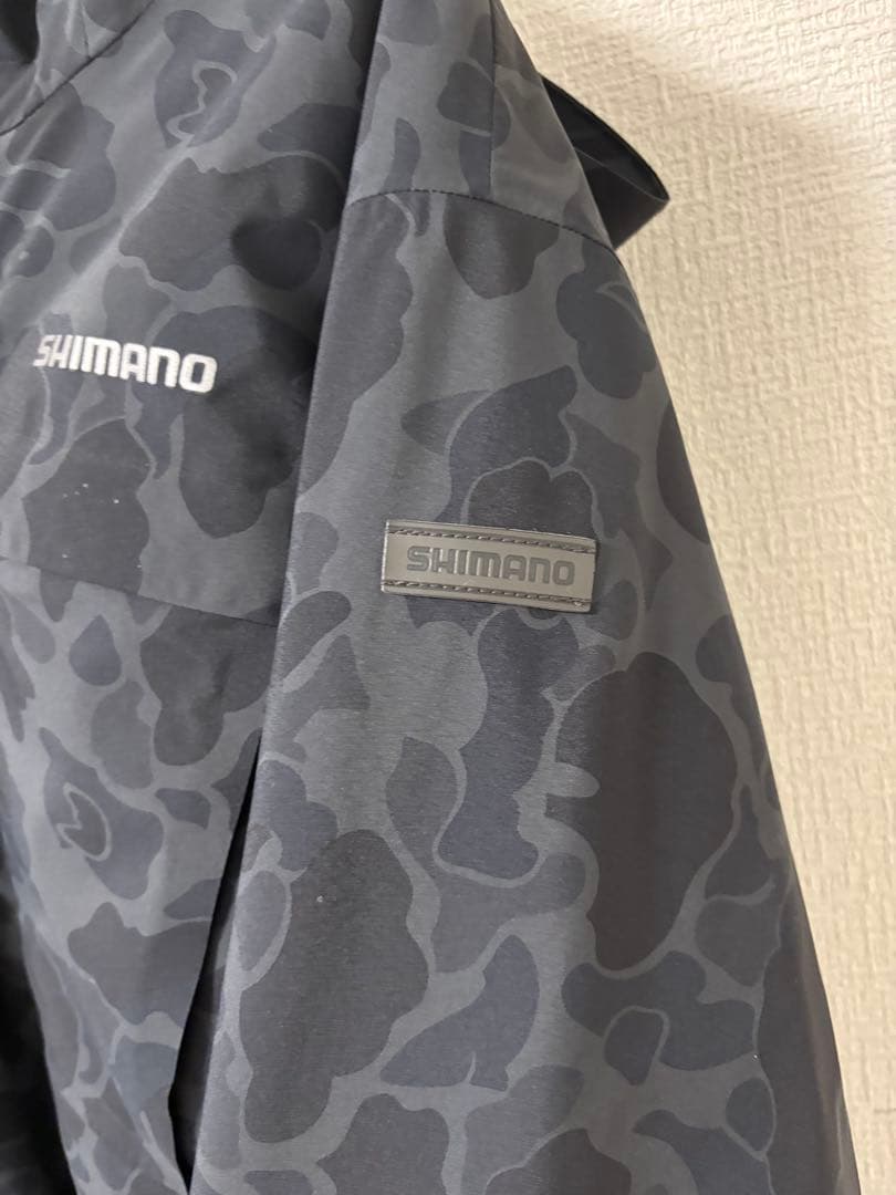 SHIMANO GORE-TEX 迷彩柄レインウェア