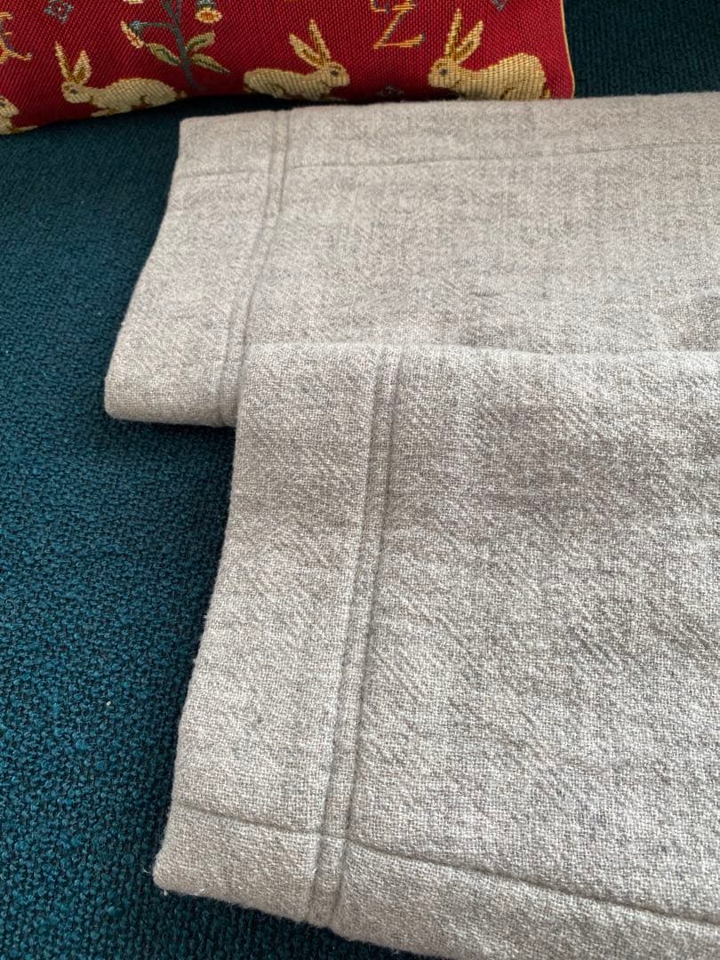 北欧暮らしの道具店ノーカラーグレーコート