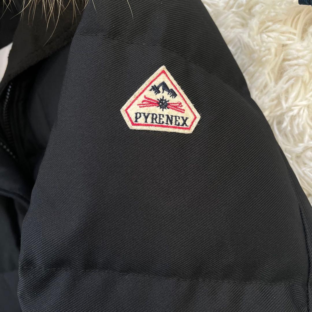 極美品✨ PYRENEX グルノーブルファー ダウンコート レディース 40