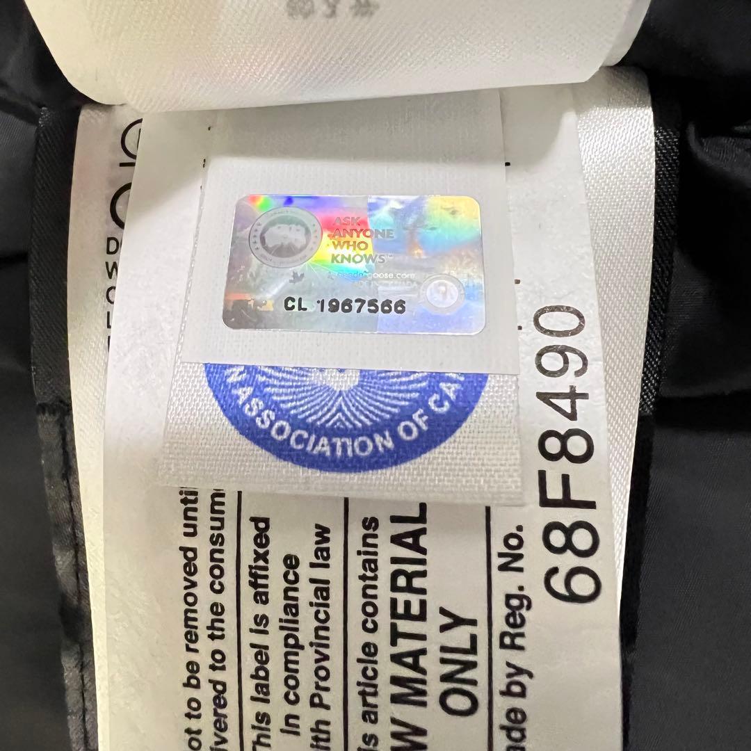 カナダグース ベルビルパーカ ダウンコート フード ファー ブラック M