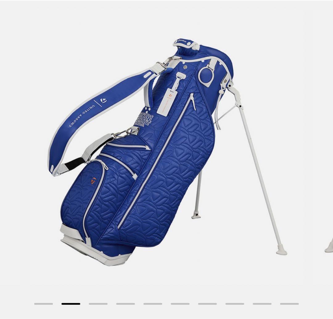 テーラーメイド　ユナイテッドアローズ　ゴルフバッグ　ブルー