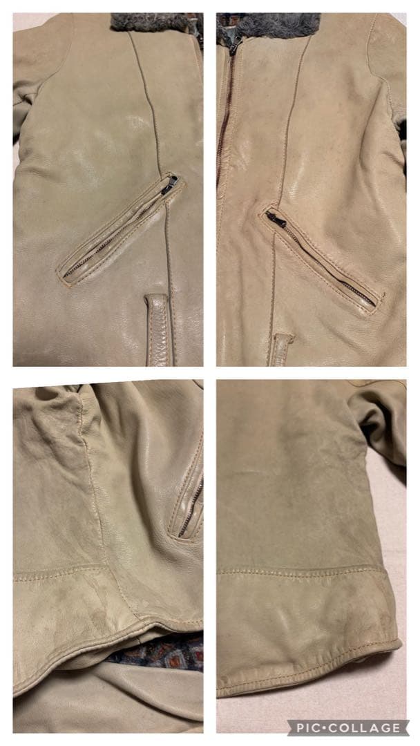 GIORGIO BRATO ジョルジオブラット ラムレザージャケット　40