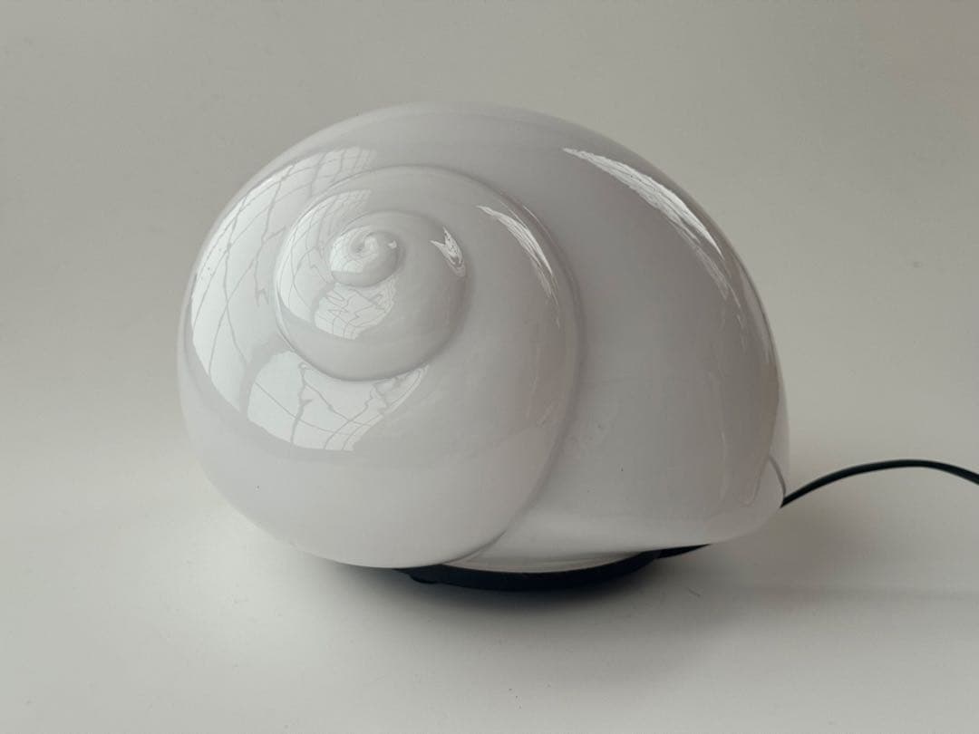 ヴィンテージ ポストモダン 巻貝 ランプシェード 昭和レトロ