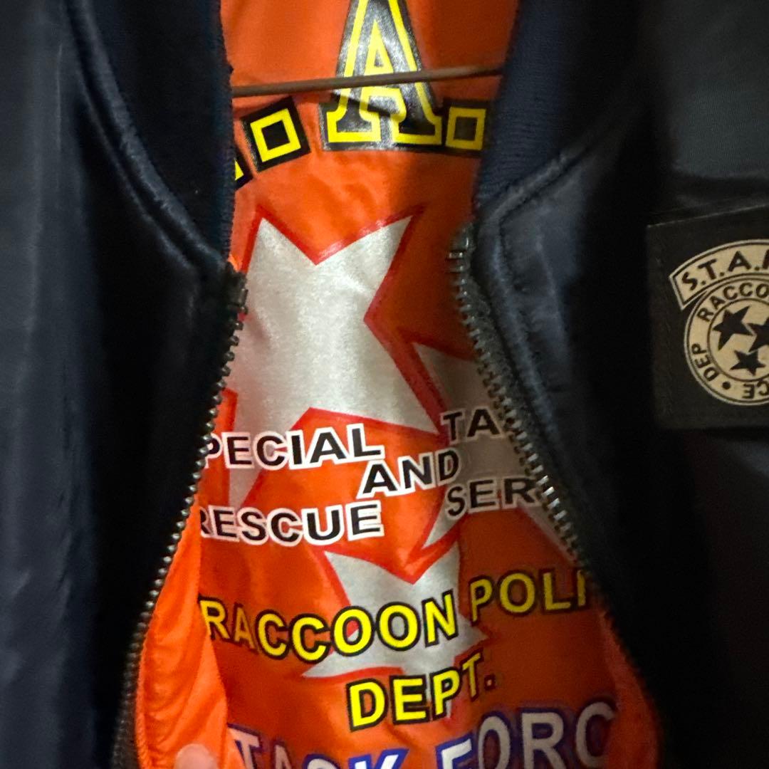 バイオハザード MA-1ジャケット ネイビー　東京ファントム