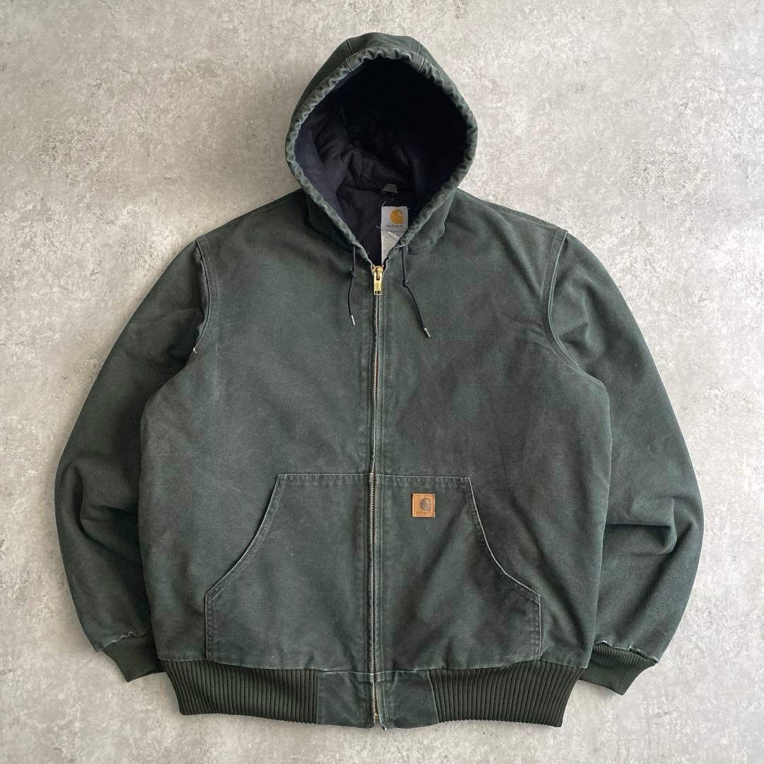 レアカラー カーハート アクティブ ジャケット MOS モス L Tall