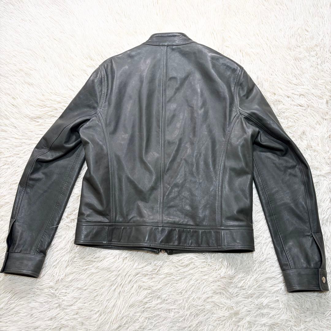 ✨美品✨希少カラー✨EMMETI JURI 　ゴールドジップ　羊革　イタリア製