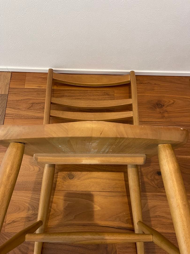 松田家具　木製 ダイニングチェア ナチュラル シンプルデザイン椅子　アンティーク