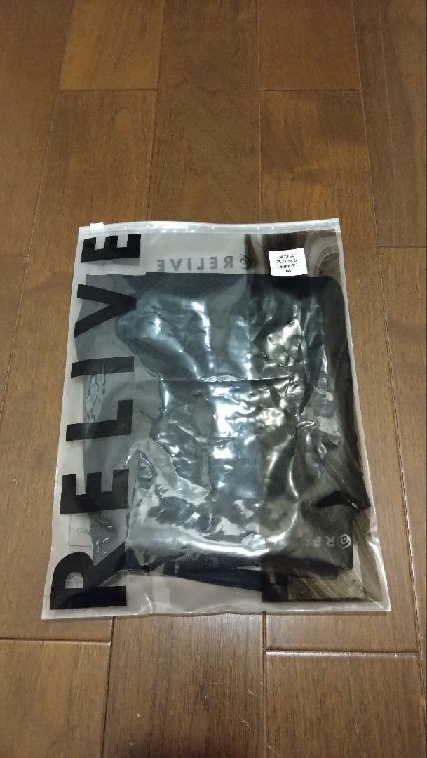 リライブ メンズスパッツ（前開き） Mサイズ ブラック