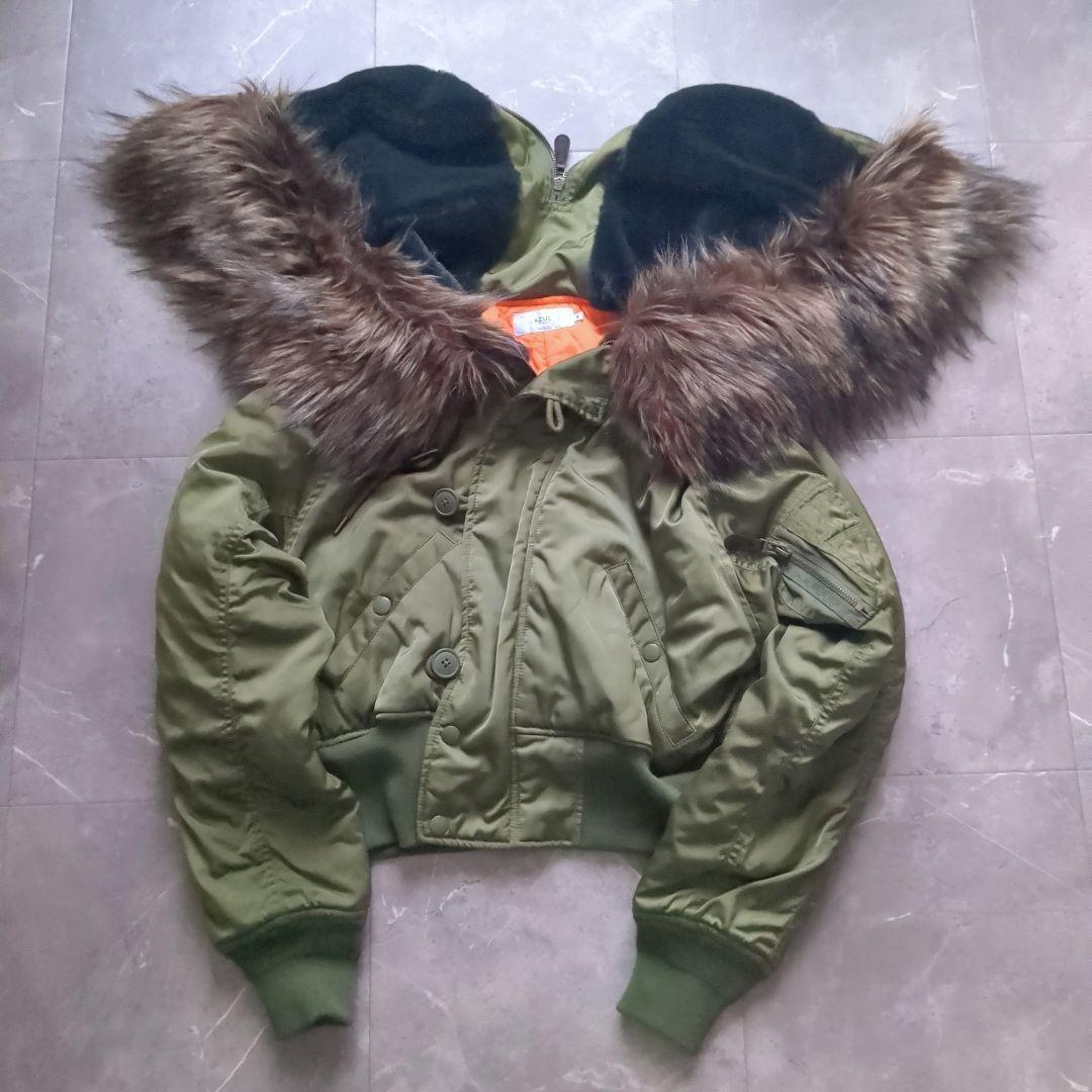 美品 AZUL by moussy N-2B フライトジャケット 短丈 Y2K