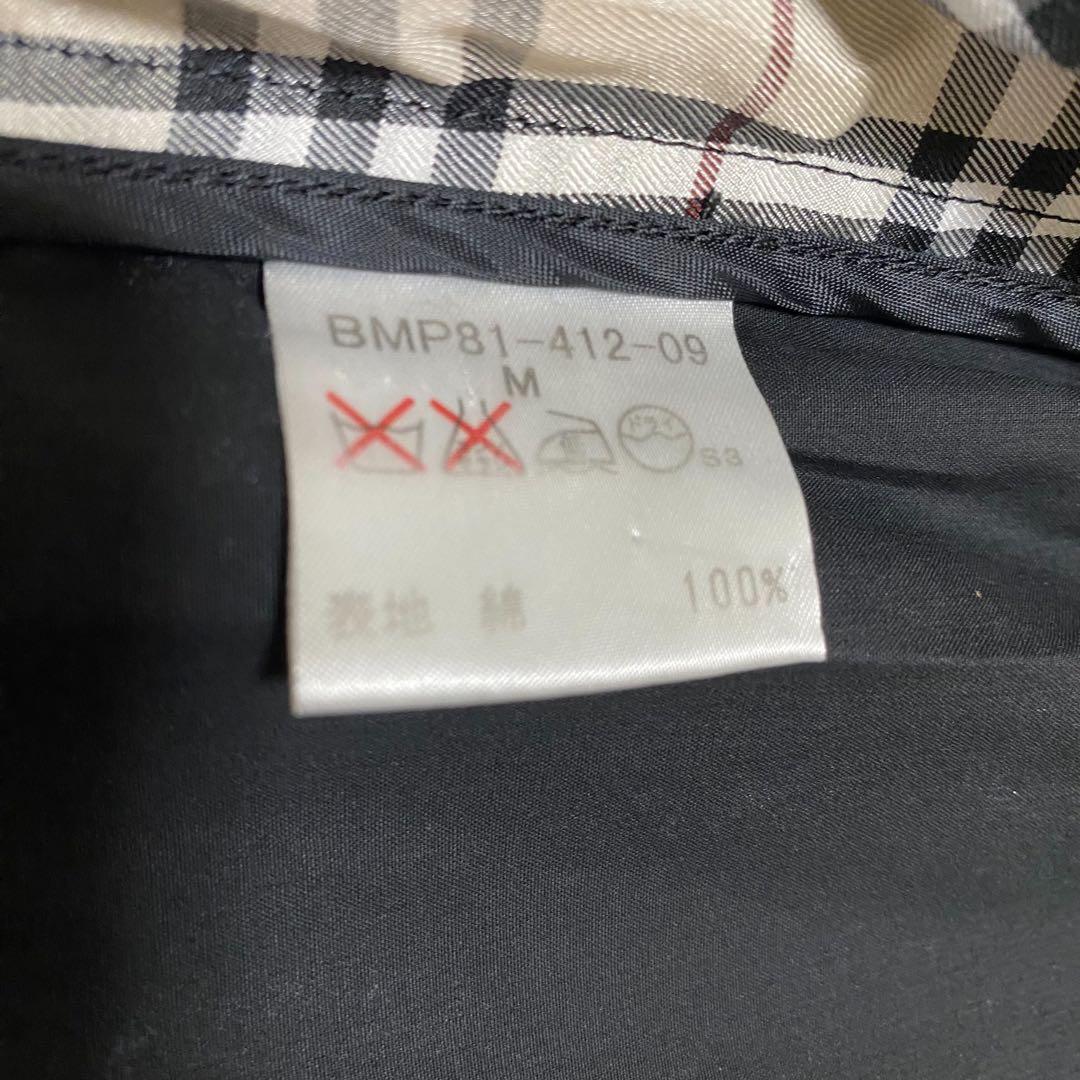 【美品✨】バーバリーブラックレーベル スプリングコート ダブル ノバチェック黒M
