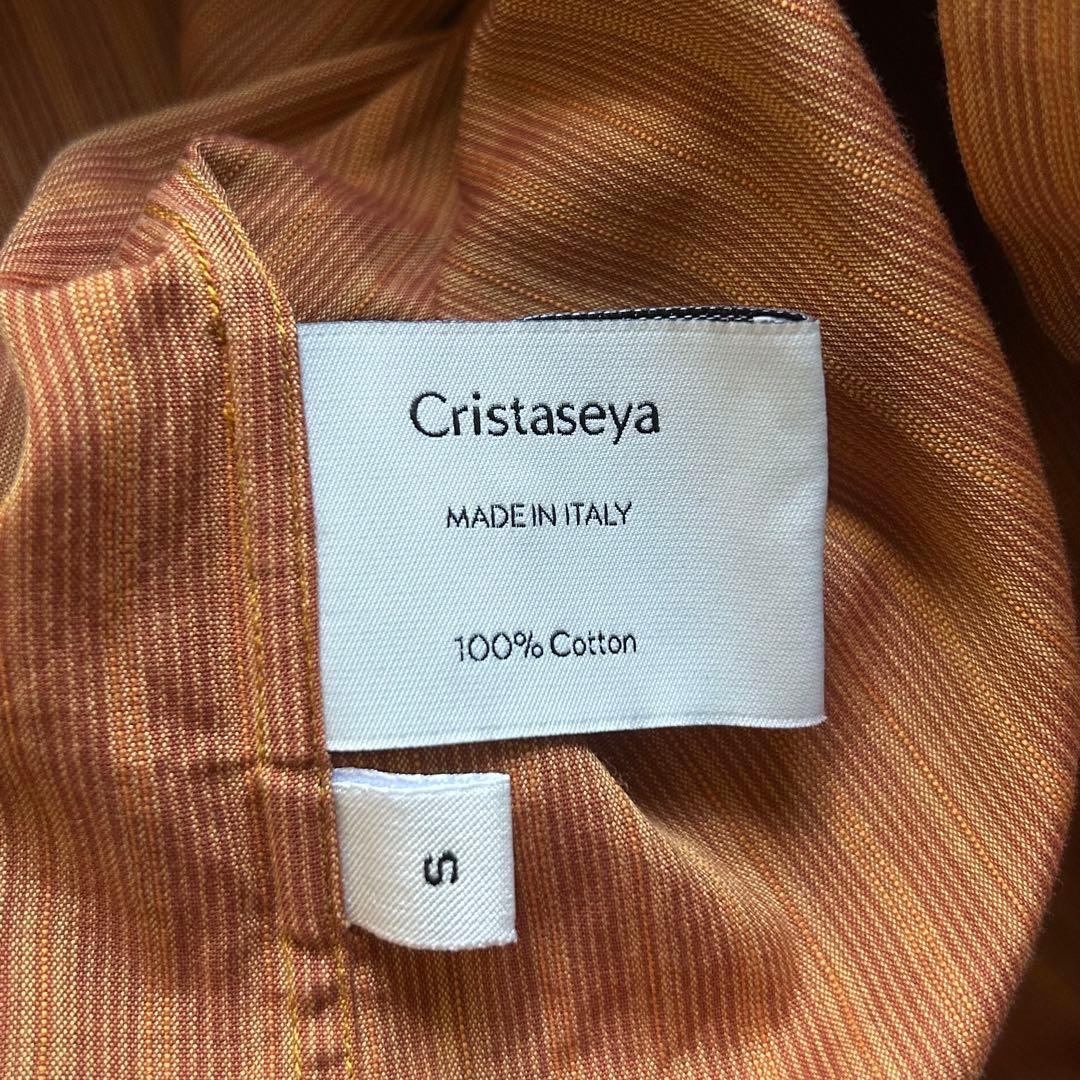 Cristaseya × Salvatore Piccolo バンドカラーシャツ