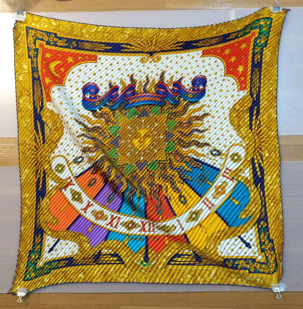 エルメス プリーツスカーフ〈箱なし〉