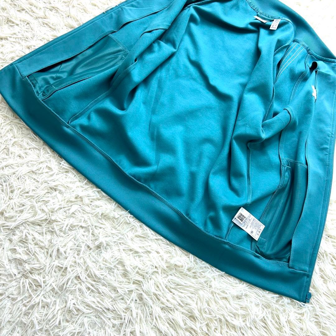 未使用級 L アディダス SST トラックジャケット ターコイズ レディース