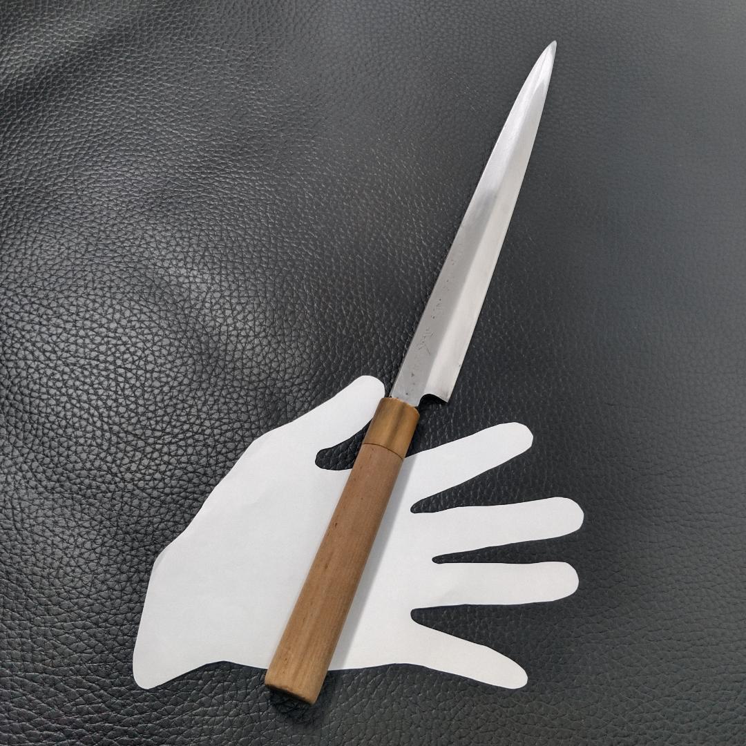 堺泉州 源菊虎 刺身包丁 柳刃包丁 極上 右利き用 全長430㎜