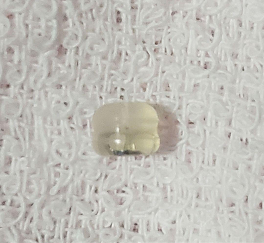 【れん様取り置き】天然ダイヤPtピアス　片耳　0.5カラットブラウンダイヤ