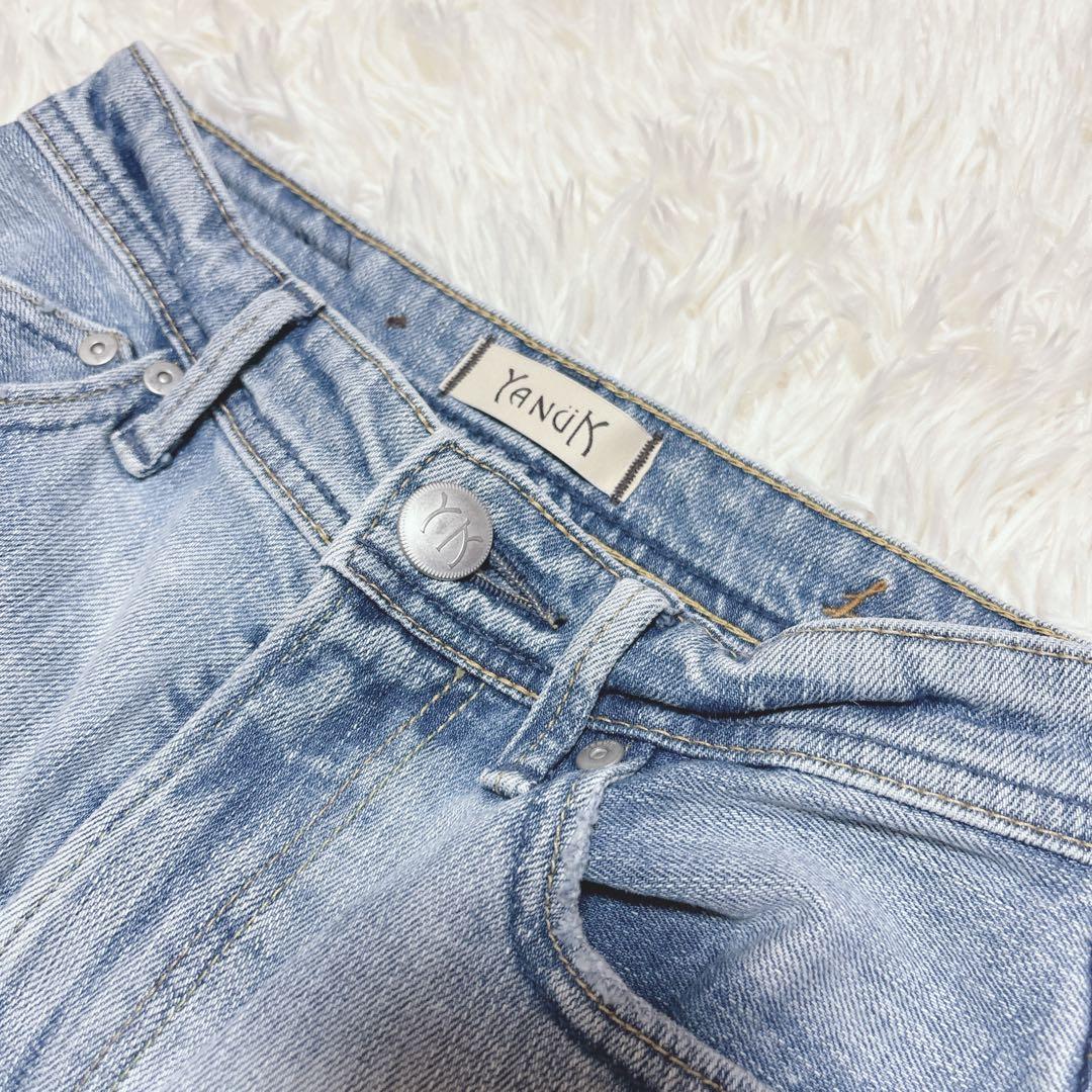 完売品　YANUK Lea レア ストレートデニム ボーイズ セミフレア