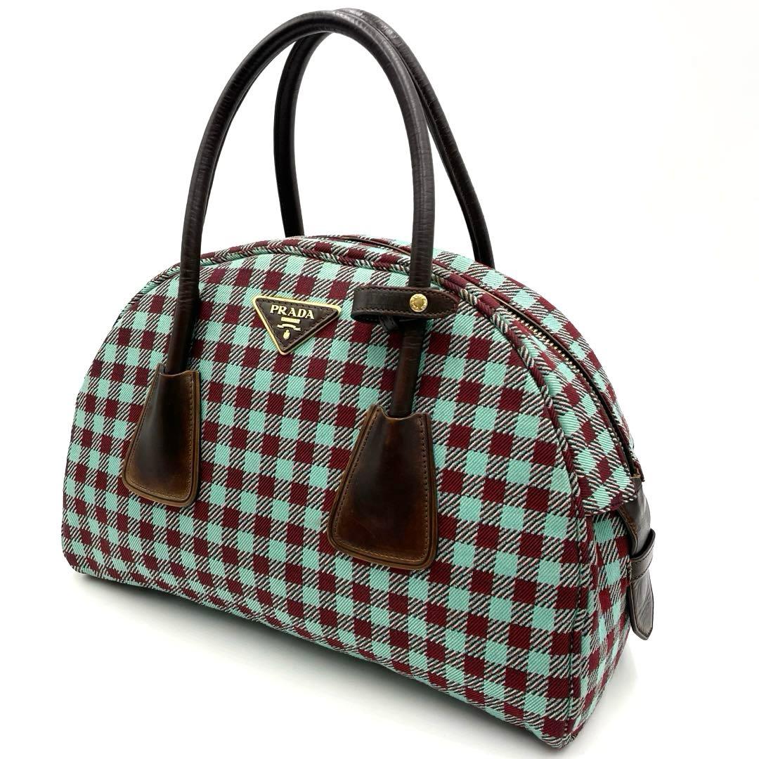 PRADA ボウリングバッグ ハンドバッグ 紗栄子さん着用