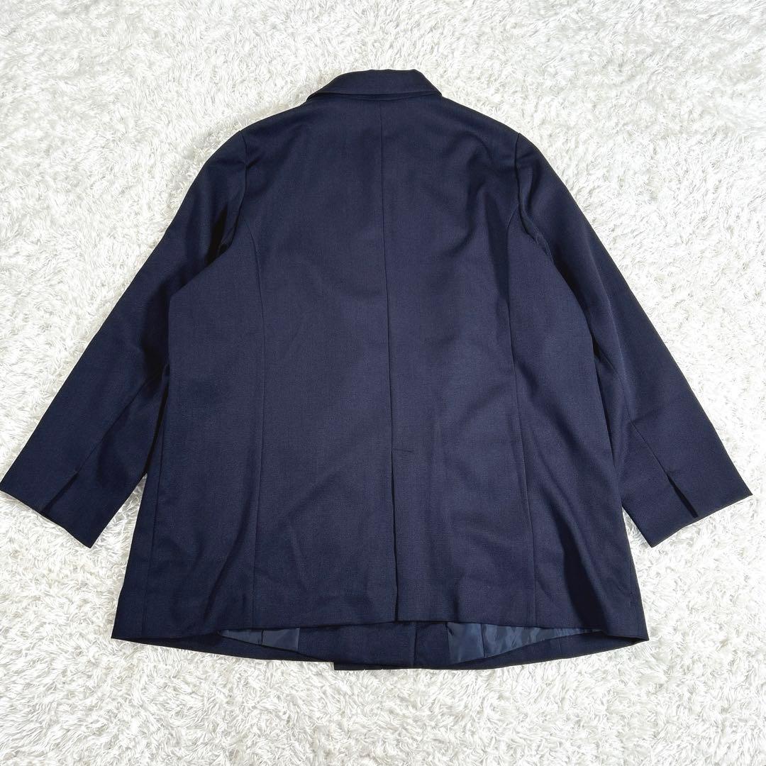 【3点セット・大きいサイズ 5L】　ニッセン　パンツスーツ　紺ブレ　ベスト　紺