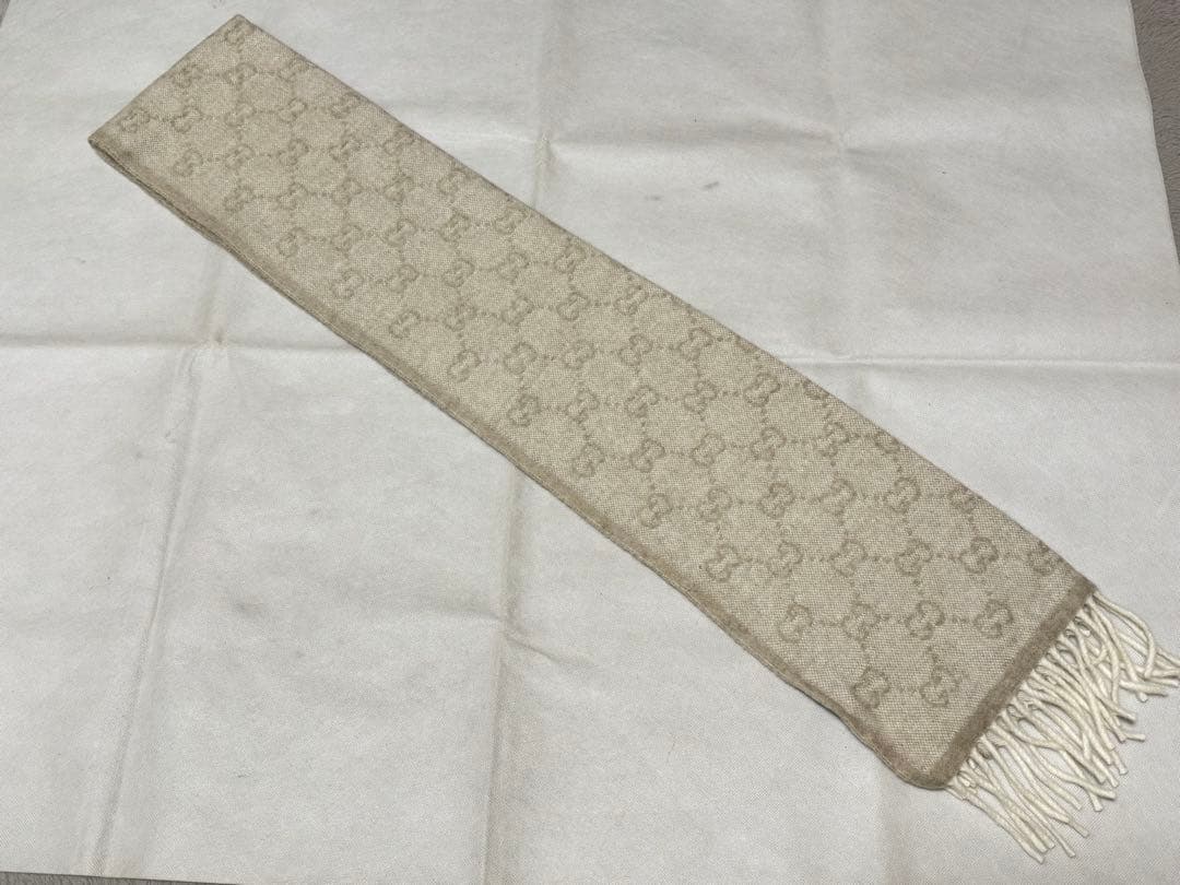 M8041 未使用 GUCCI グッチ マフラー シェリーライン